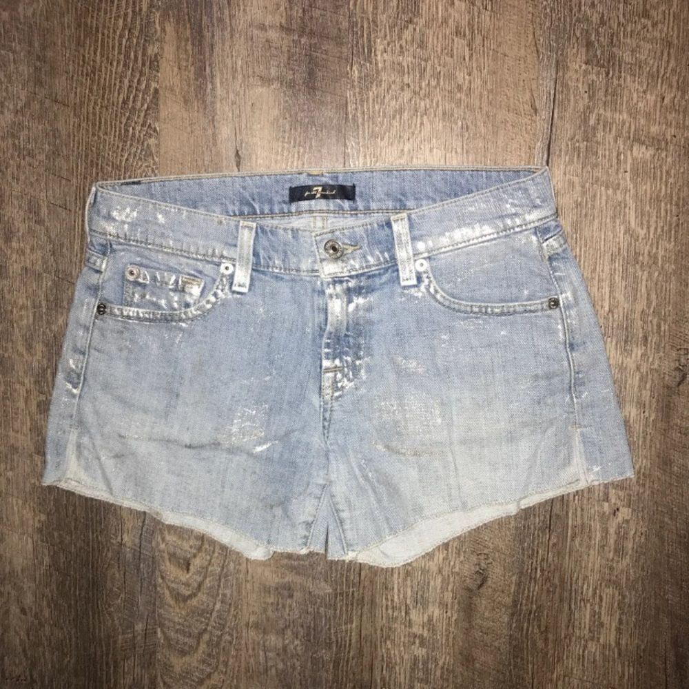 7 For All Mankind Denim Shorts